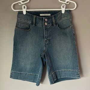 Boston Proper Women’s Denim Bermuda Shorts